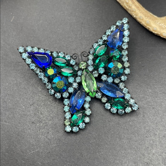 Weiss butterfly brooch vintage - Picture 3 of 6